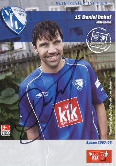 Daniel Imhof  2007/2008  VFL Bochum  Fußball Autogrammkarte original signiert 