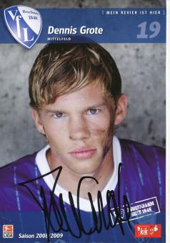 Dennis Grote  2008/2009  VFL Bochum  Fußball Autogrammkarte original signiert 