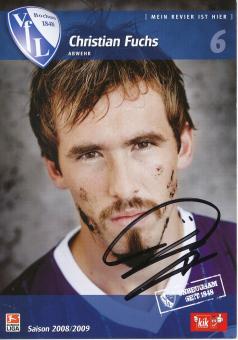 Christian Fuchs  2008/2009  VFL Bochum  Fußball Autogrammkarte original signiert 