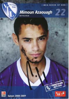 Mimoun Azaouagh  2008/2009  VFL Bochum  Fußball Autogrammkarte original signiert 