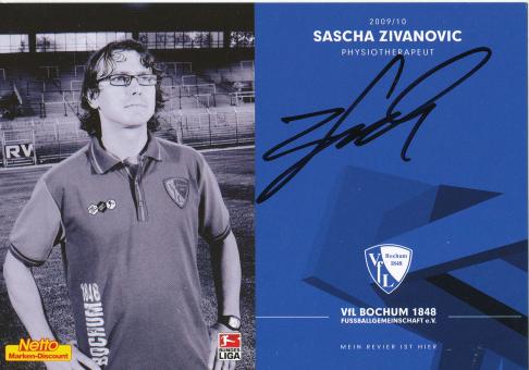 Sascha Zivanovic  2009/2010  VFL Bochum  Fußball Autogrammkarte original signiert 