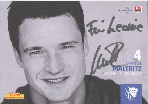 Marcel Maltritz  2012/2013  VFL Bochum  Fußball Autogrammkarte original signiert 
