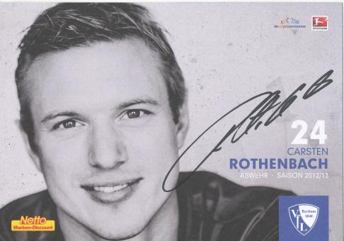 Carsten Rothenbach  2012/2013  VFL Bochum  Fußball Autogrammkarte original signiert 