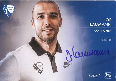 Joe Laumann  2017/2018  VFL Bochum  Fußball Autogrammkarte original signiert 