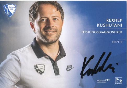 Rexhep Kushutani  2017/2018  VFL Bochum  Fußball Autogrammkarte original signiert 