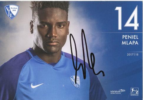 Peniel Mlapa  2017/2018  VFL Bochum  Fußball Autogrammkarte original signiert 