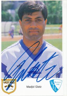 Madjid Glatz  1987/1988  VFL Bochum  Fußball Autogrammkarte original signiert 