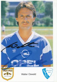 Walter Oswald  1987/1988  VFL Bochum  Fußball Autogrammkarte original signiert 