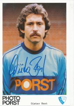 Dieter Bast  1980/1981  VFL Bochum  Fußball Autogrammkarte original signiert 