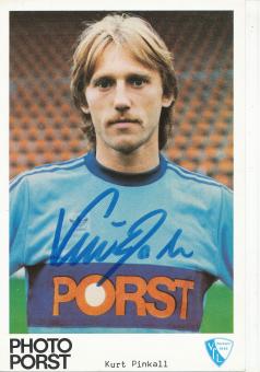 Kurt Pinkall  1980/1981  VFL Bochum  Fußball Autogrammkarte original signiert 