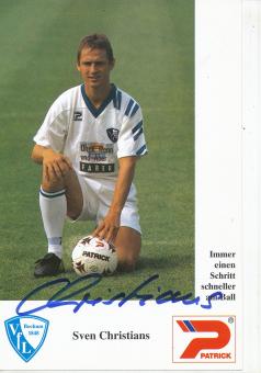 Sven Christians  1992/1993  VFL Bochum  Fußball Autogrammkarte original signiert 