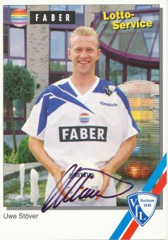 Uwe Stöver  1994/1995  VFL Bochum  Fußball Autogrammkarte original signiert 