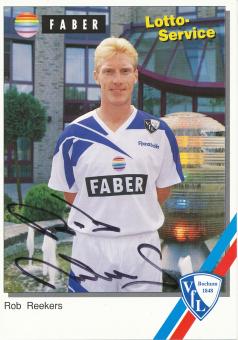 Rob Reekers  1994/1995  VFL Bochum  Fußball Autogrammkarte original signiert 