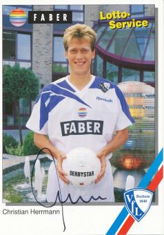 Christian Hermann 1994/1995  VFL Bochum  Fußball Autogrammkarte original signiert 