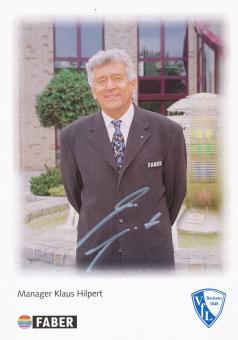 Klaus Hilpert  1995/1996  VFL Bochum  Fußball Autogrammkarte original signiert 