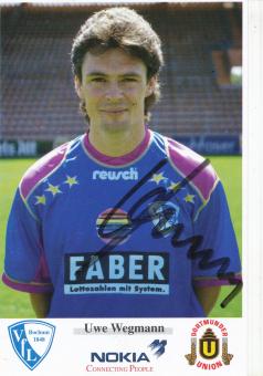 Uwe Wegmann  1993/1994  VFL Bochum  Fußball Autogrammkarte original signiert 