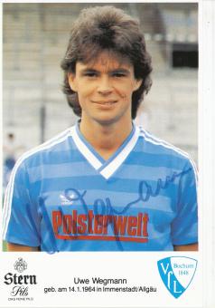 Uwe Wegmann  1985/1986  VFL Bochum  Fußball Autogrammkarte original signiert 