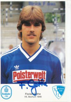 Florian Gothe  1985/1986  VFL Bochum  Fußball Autogrammkarte original signiert 