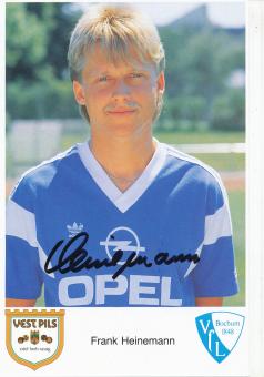 Frank Heinemann  1986/1987  VFL Bochum  Fußball Autogrammkarte original signiert 