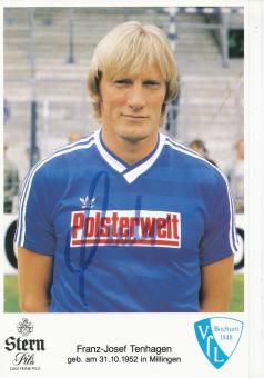 Franz Josef Tenhagen  1985/1986  VFL Bochum  Fußball Autogrammkarte original signiert 