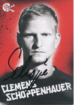 Clemens Schoppenhauer  2017/2018  FC St.Pauli  Fußball Autogrammkarte original signiert 