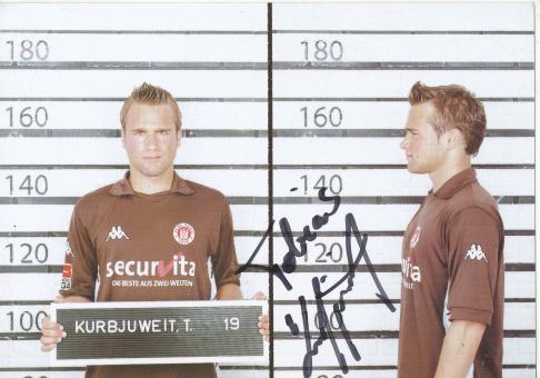 Jürgen Kurbjuweit  2002/2003  FC St.Pauli  Fußball Autogrammkarte original signiert 