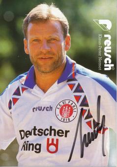 Klaus Peter Nemet  1994/1995  FC St.Pauli  Fußball Autogrammkarte original signiert 