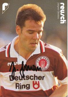 Jürgen Gronau  1994/1995  FC St.Pauli  Fußball Autogrammkarte original signiert 