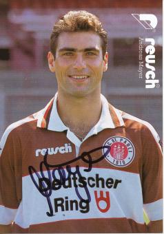 Andreas Mayer  1994/1995  FC St.Pauli  Fußball Autogrammkarte original signiert 
