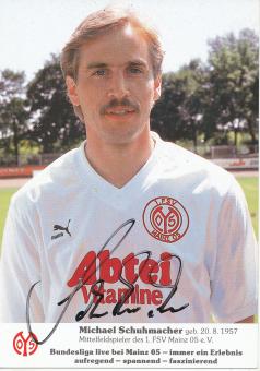 Michael Schuhmacher  1988/1989  FSV Mainz 05  Fußball Autogrammkarte original signiert 