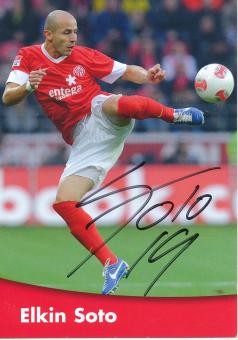 Elkin Soto    FSV Mainz 05  Fußball Autogrammkarte original signiert 