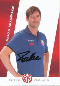 Michael Falkenmayer  2017/2018   FSV Mainz 05  Fußball Autogrammkarte original signiert 