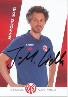 Jan Moritz Lichte  2017/2018   FSV Mainz 05  Fußball Autogrammkarte original signiert 