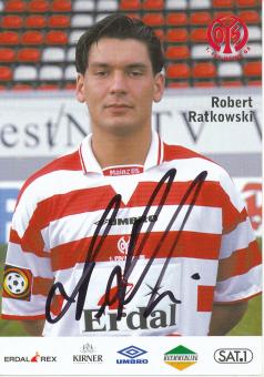 Robert Ratkowski   1999/2000   FSV Mainz 05  Fußball Autogrammkarte original signiert 