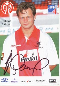 Helmut Gabriel  1997/1998   FSV Mainz 05  Fußball Autogrammkarte original signiert 