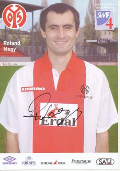 Roland Nagy  1997/1998   FSV Mainz 05  Fußball Autogrammkarte original signiert 