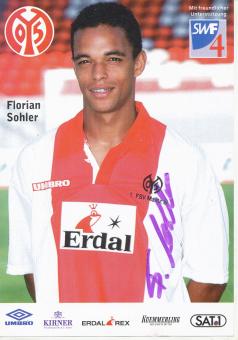 Florian Sohler  1997/1998   FSV Mainz 05  Fußball Autogrammkarte original signiert 