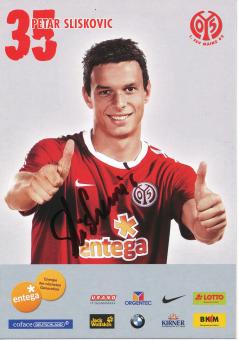 Petar Sliskovic   2010/2011   FSV Mainz 05  Fußball Autogrammkarte original signiert 