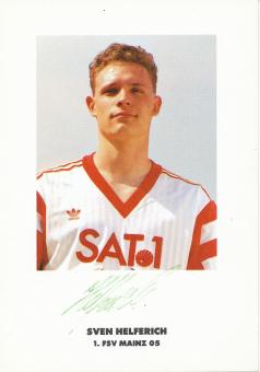 Sven Helferich  1990/1991  FSV Mainz 05  Fußball Autogrammkarte original signiert 