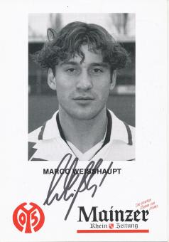 Marco Weißhaupt  1995/1996  FSV Mainz 05  Fußball Autogrammkarte original signiert 