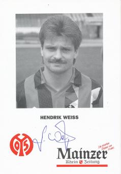 Hendrik Weiss  1992/1993  FSV Mainz 05  Fußball Autogrammkarte original signiert 