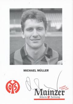 Michael Müller  1992/1993  FSV Mainz 05  Fußball Autogrammkarte original signiert 