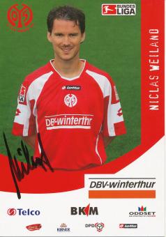 Niclas Weiland  2005/2006  FSV Mainz 05  Fußball Autogrammkarte original signiert 