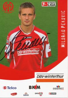 Milorad Pekovic  2005/2006  FSV Mainz 05  Fußball Autogrammkarte original signiert 