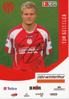 Tom Geissler  2005/2006  FSV Mainz 05  Fußball Autogrammkarte original signiert 