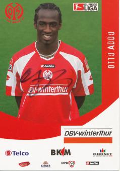 Otto Addo  2005/2006  FSV Mainz 05  Fußball Autogrammkarte original signiert 