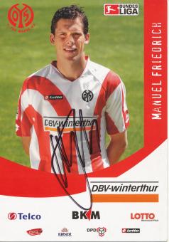 Manuel Friedrich  2007/2008  FSV Mainz 05  Fußball Autogrammkarte original signiert 