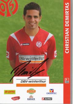 Christian Demirtas  2007/2008  FSV Mainz 05  Fußball Autogrammkarte original signiert 