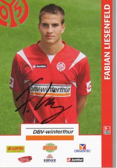 Fabian Liesefeld  2007/2008  FSV Mainz 05  Fußball Autogrammkarte original signiert 