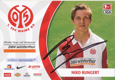 Niko Bungert   2008/2009  FSV Mainz 05  Fußball Autogrammkarte original signiert 